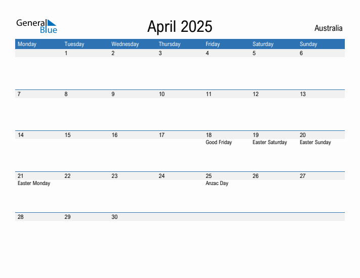 Fillable April 2025 Calendar