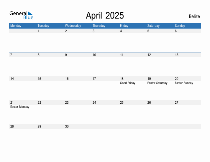 Fillable April 2025 Calendar