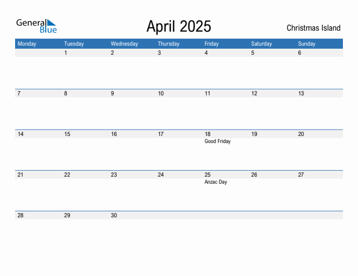 Fillable April 2025 Calendar