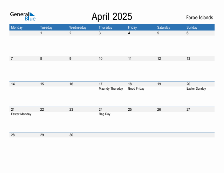 Fillable April 2025 Calendar