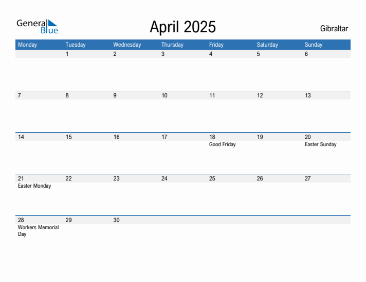 Fillable April 2025 Calendar