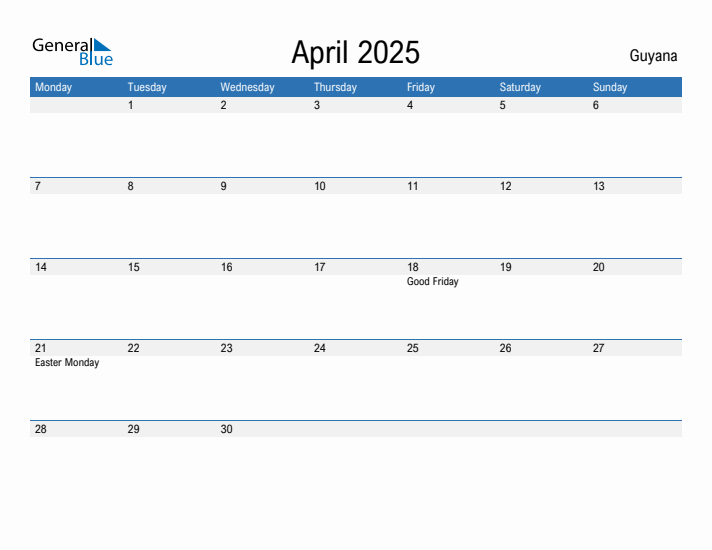 Fillable April 2025 Calendar