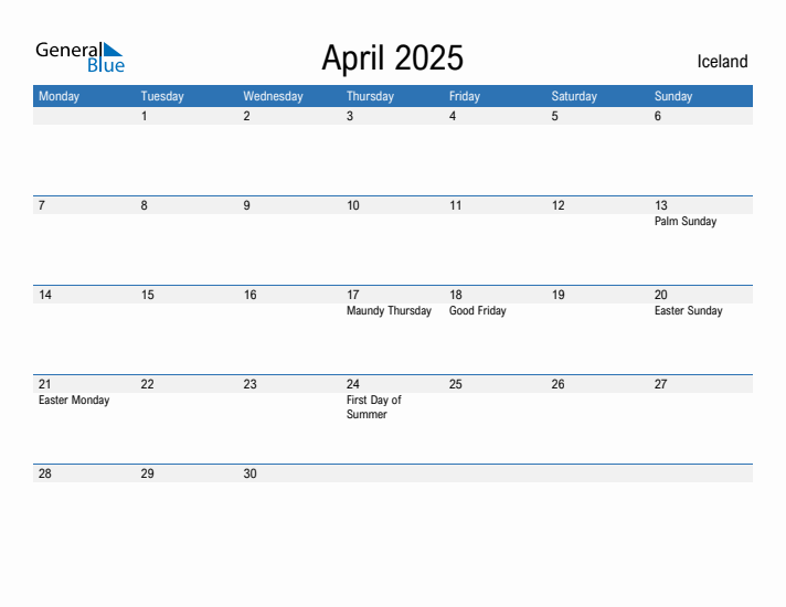 Fillable April 2025 Calendar