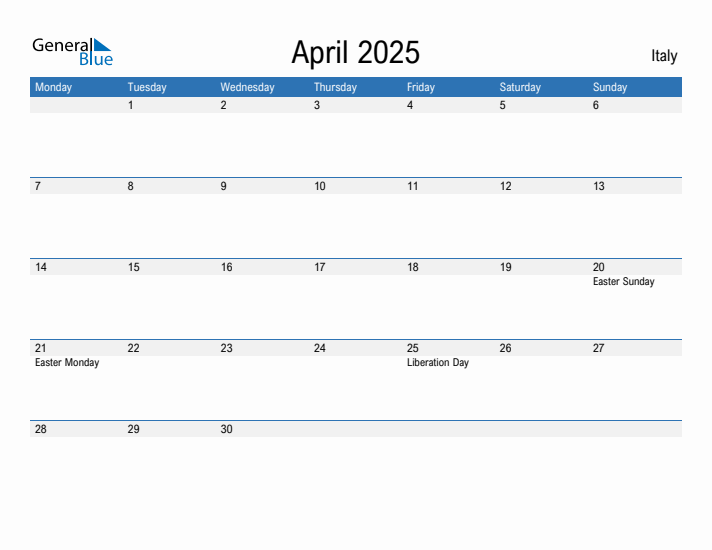 Fillable April 2025 Calendar