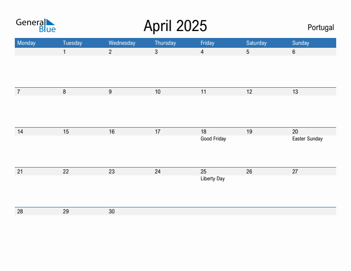 Fillable April 2025 Calendar