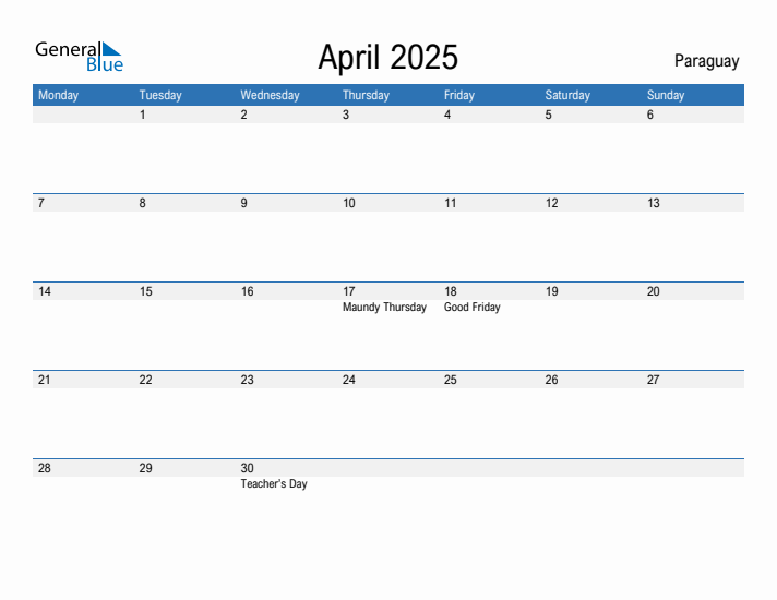 Fillable April 2025 Calendar