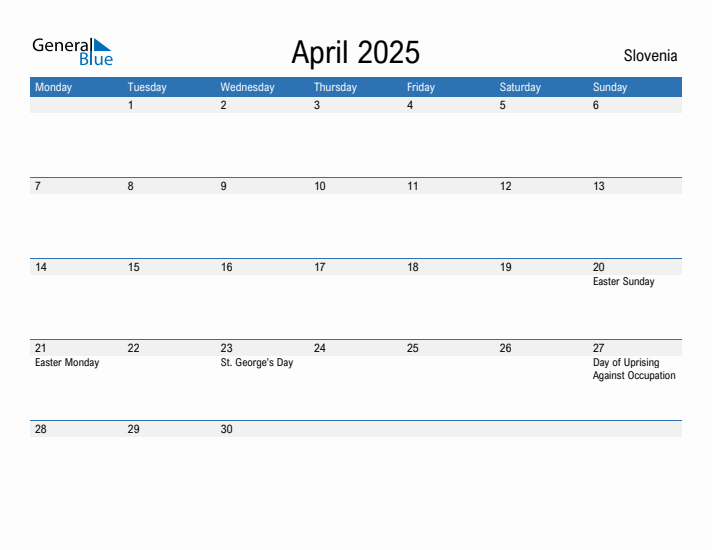 Fillable April 2025 Calendar