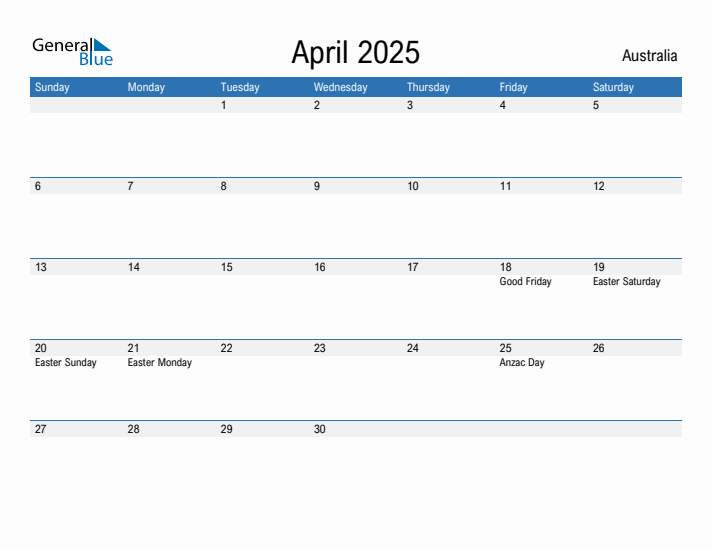 Fillable April 2025 Calendar