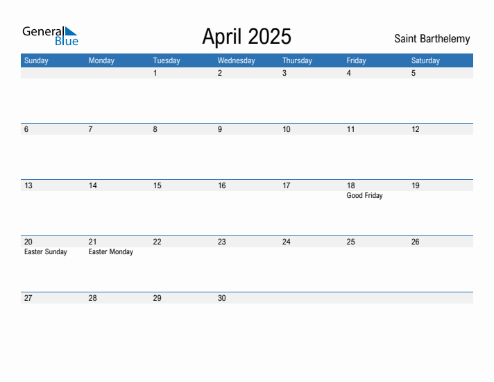 Fillable April 2025 Calendar