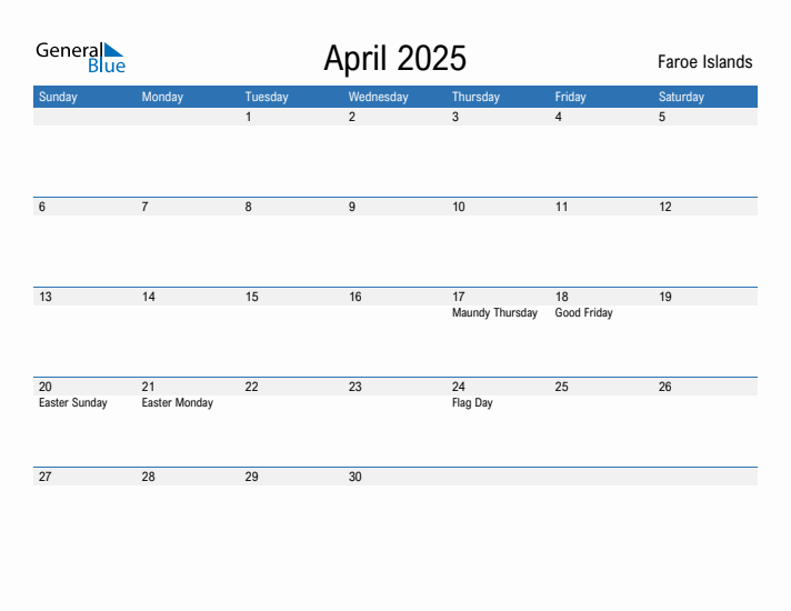 Fillable April 2025 Calendar