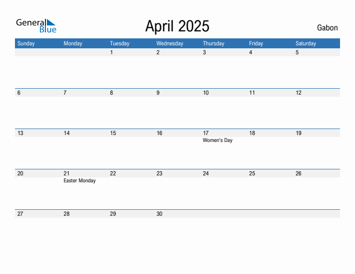 Fillable April 2025 Calendar