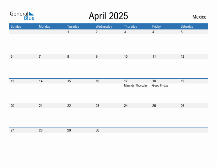 Fillable April 2025 Calendar