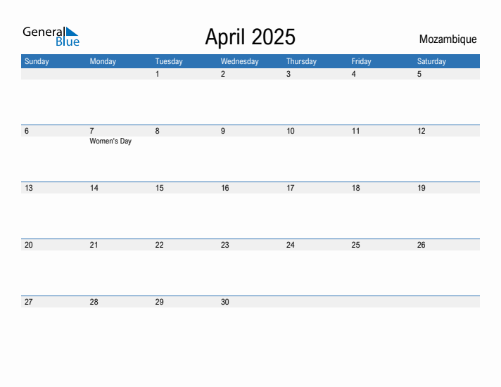 Fillable April 2025 Calendar