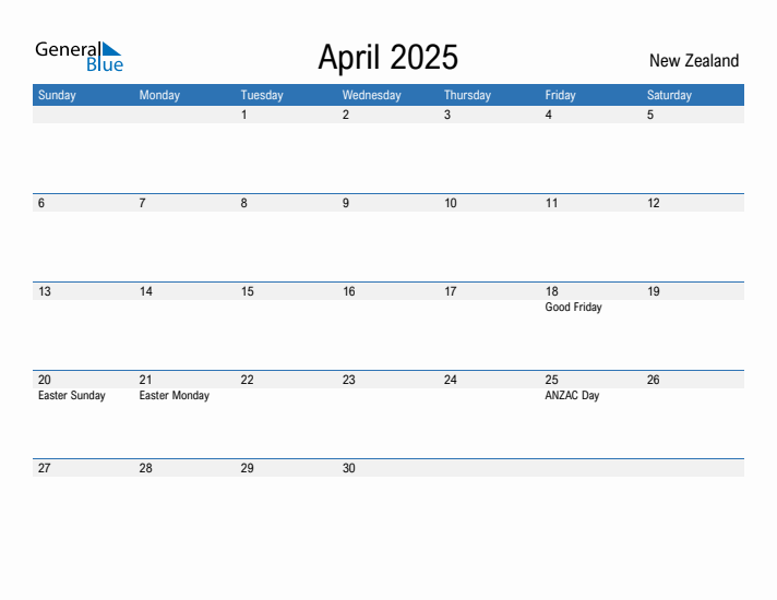 Fillable April 2025 Calendar