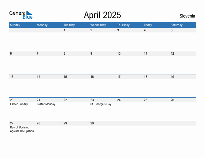 Fillable April 2025 Calendar