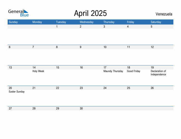 Fillable April 2025 Calendar