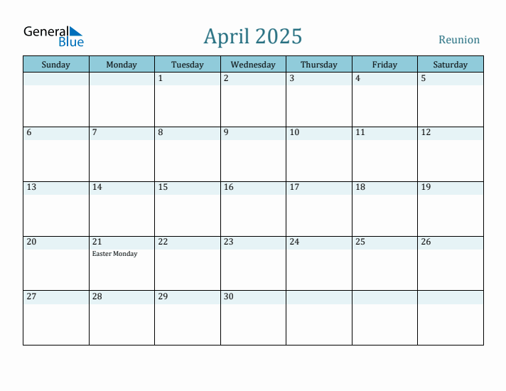 April 2025 Calendar with Holidays