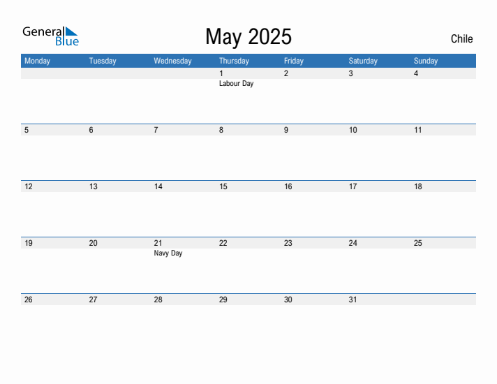 Fillable May 2025 Calendar