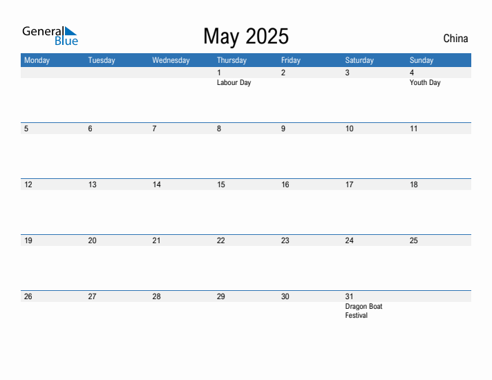 Fillable May 2025 Calendar