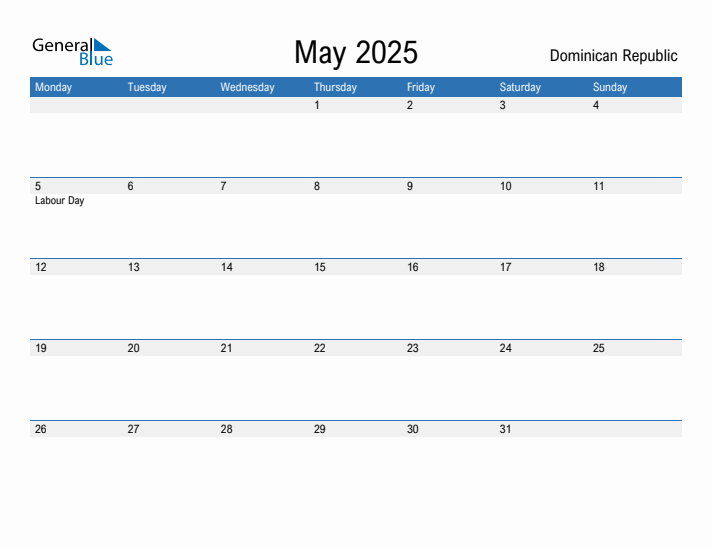 Fillable May 2025 Calendar