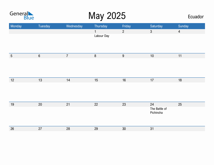 Fillable May 2025 Calendar