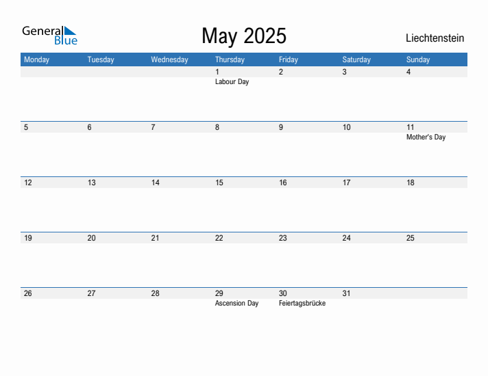 Fillable May 2025 Calendar