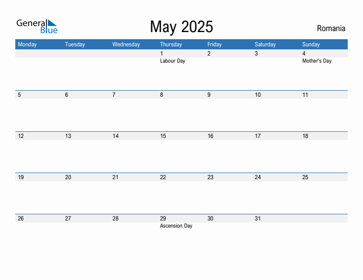 Fillable May 2025 Calendar