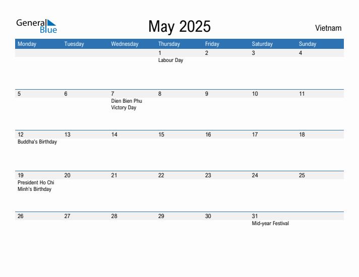 Fillable May 2025 Calendar