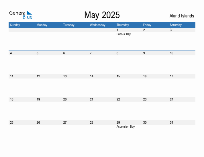 Fillable May 2025 Calendar