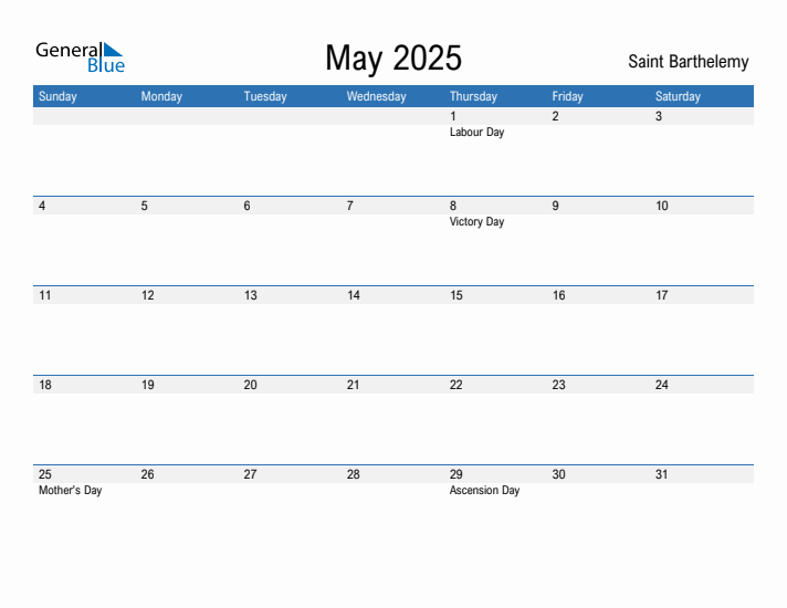 Fillable May 2025 Calendar