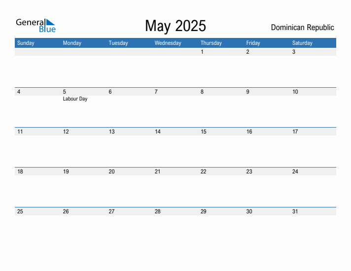 Fillable May 2025 Calendar