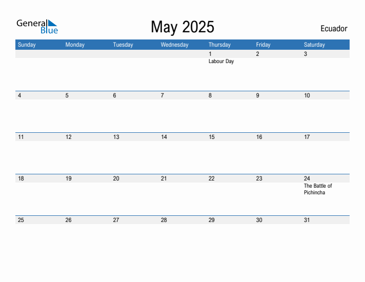 Fillable May 2025 Calendar