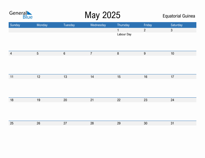 Fillable May 2025 Calendar