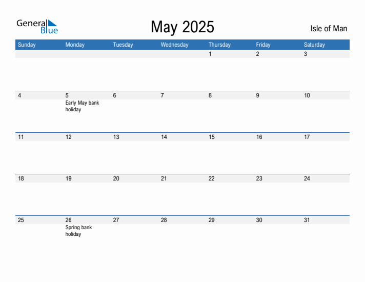 Fillable May 2025 Calendar