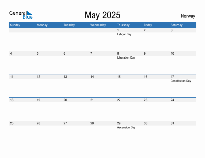 Fillable May 2025 Calendar