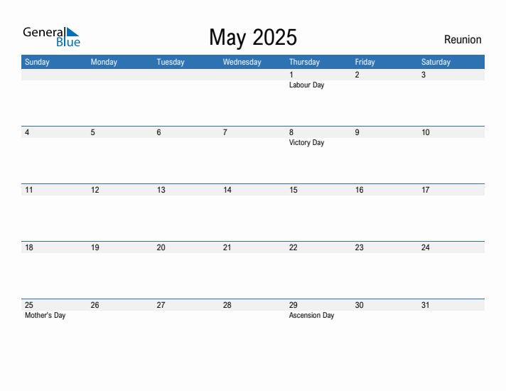 Fillable May 2025 Calendar