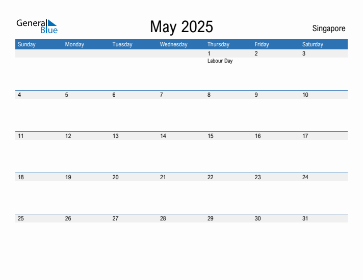 Fillable May 2025 Calendar