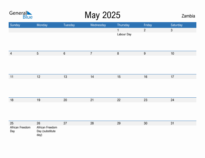 Fillable May 2025 Calendar