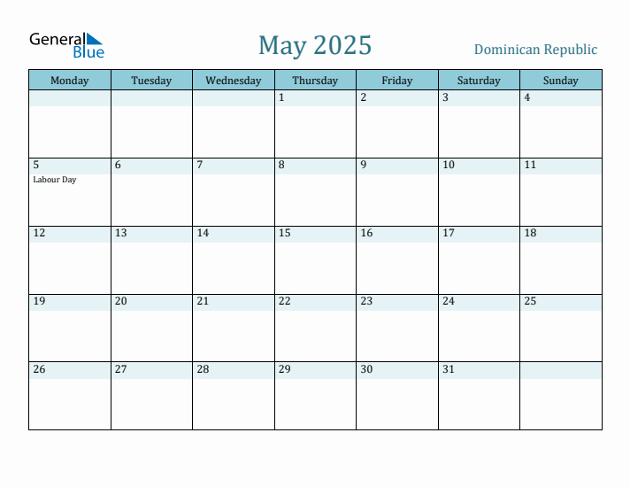 May 2025 Calendar with Holidays