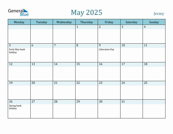 May 2025 Calendar with Holidays