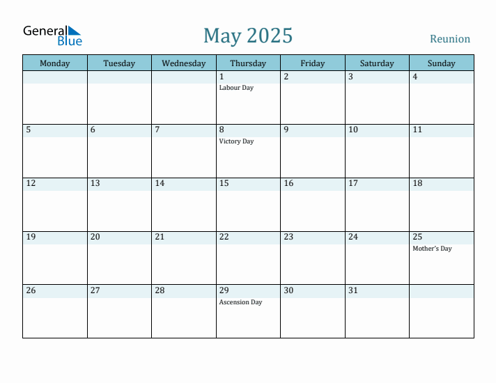 May 2025 Calendar with Holidays