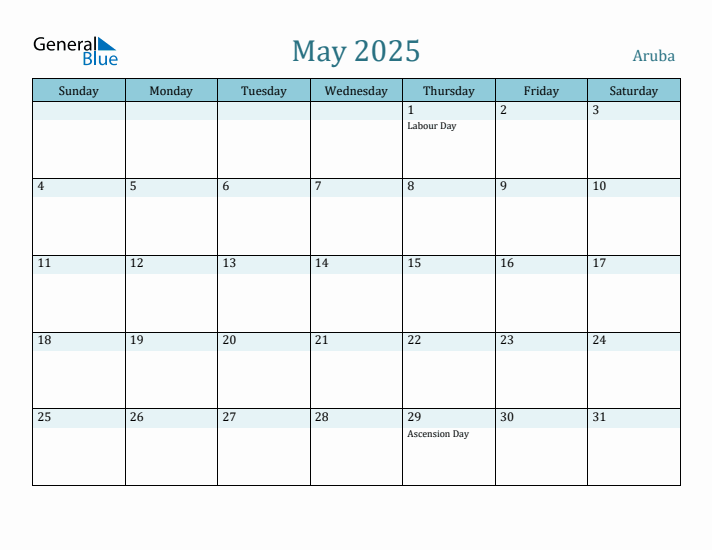 May 2025 Calendar with Holidays