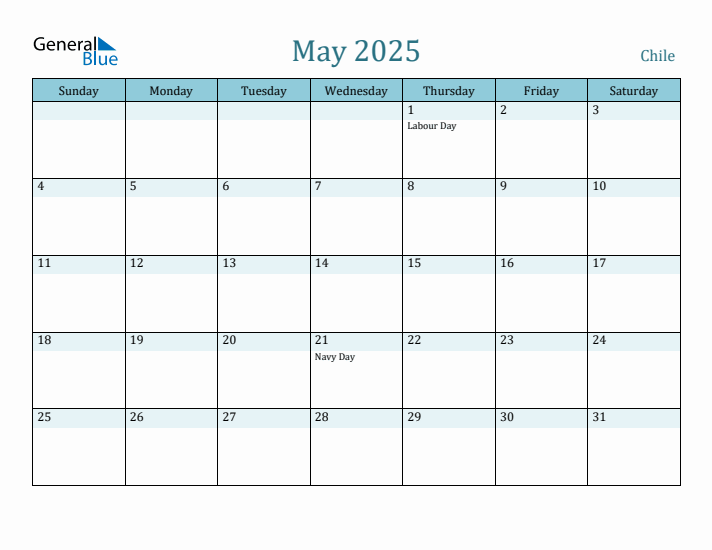 May 2025 Calendar with Holidays