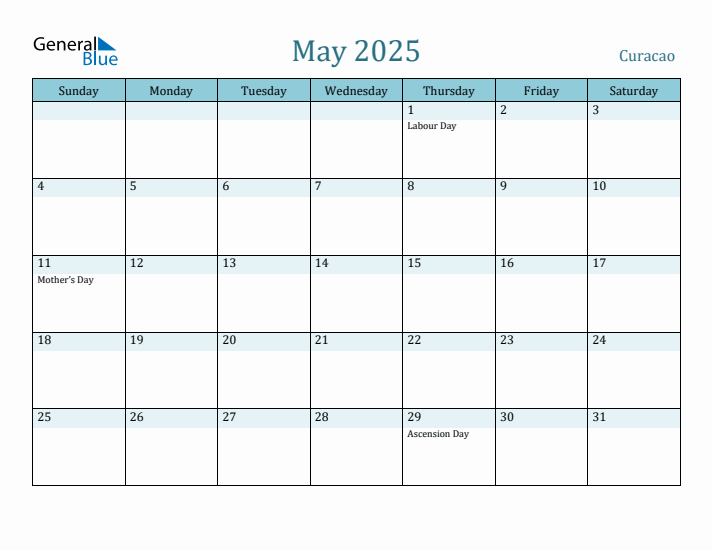 May 2025 Calendar with Holidays