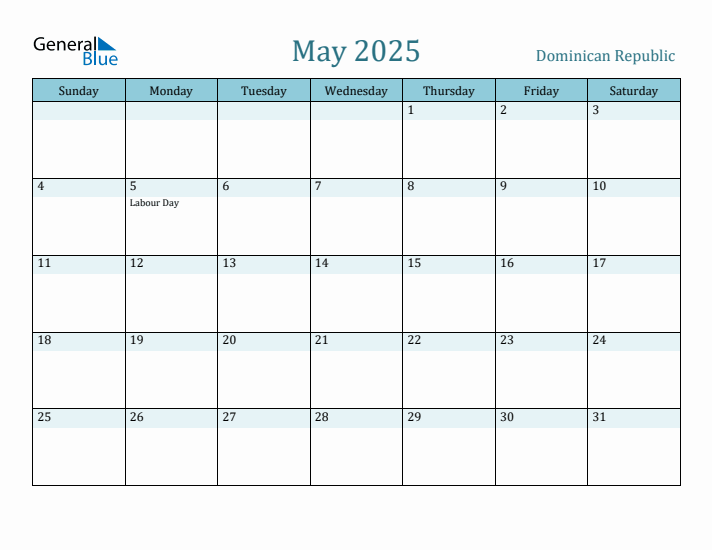 May 2025 Calendar with Holidays