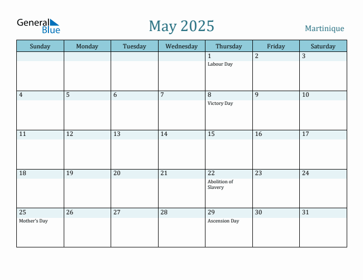 May 2025 Calendar with Holidays