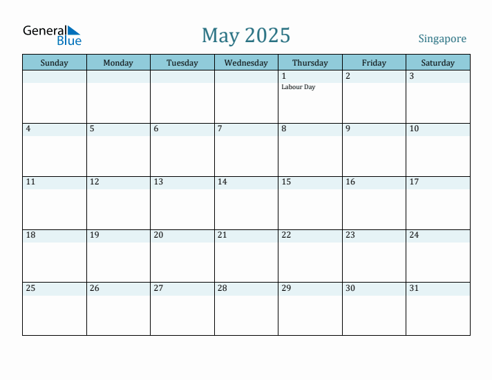 May 2025 Calendar with Holidays