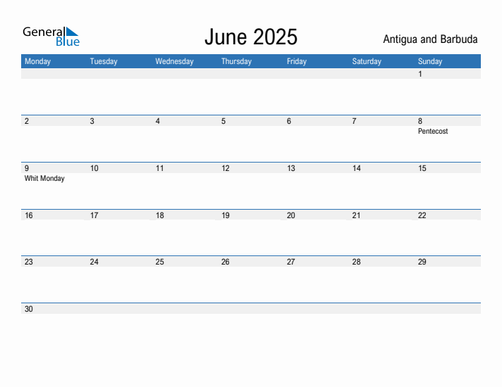 Fillable June 2025 Calendar