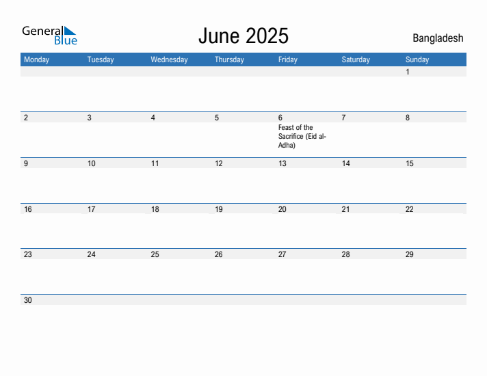 Fillable June 2025 Calendar