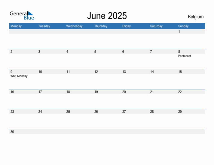 Fillable June 2025 Calendar